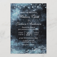 Invitación a la boda de Star Struck Watercolor Gal