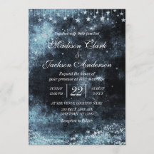 Invitación a la boda de Star Struck Watercolor Gal
