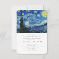 Invitación a la boda de Starnight Old Ping