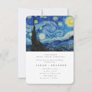 Invitación a la boda de Starnight Old Ping