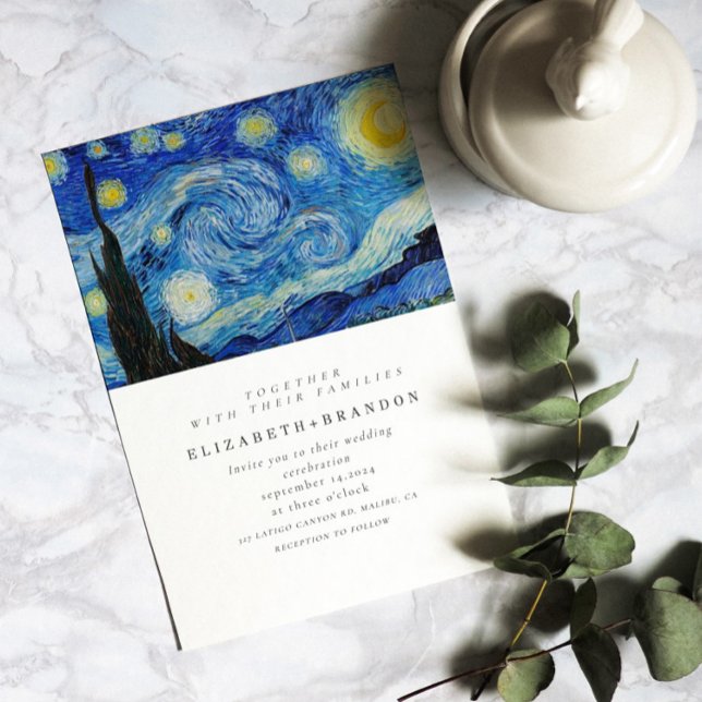 Invitación a la boda de Starnight Old Ping (Subido por el creador)
