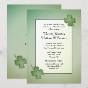 Invitación a la boda de sueño irlandés