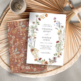 Invitación a la boda de Terracotta Boho