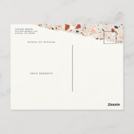 Invitación a la boda de Terrazzo RSVP