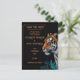Invitación a la boda de tigres salvajes