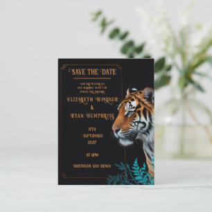 Invitación a la boda de tigres salvajes