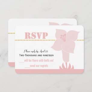 Invitación a la boda de tipografía moderna Lirio-A