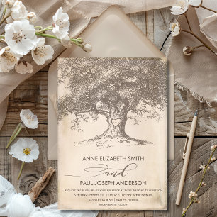 Invitación a la boda de un árbol antiguo