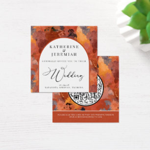 Invitación a la boda de un Arco de Terracota Moder