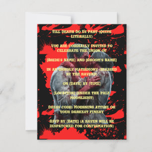 Invitación a la boda de un asesino en serie