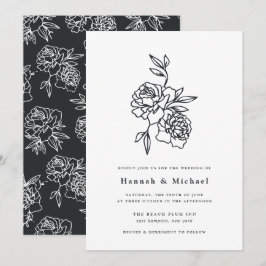 Invitación a la boda de un jardín secreto | Tinta