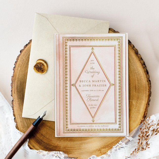 Invitación a la boda de un libro romántico de anti (Subido por el creador)