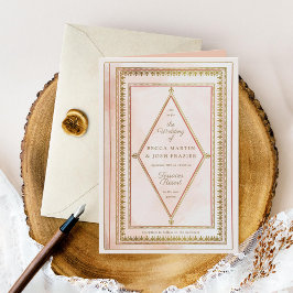 Invitación a la boda de un libro romántico de anti