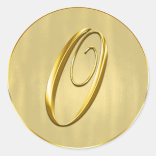 Invitación a la boda de un monograma o sello de or