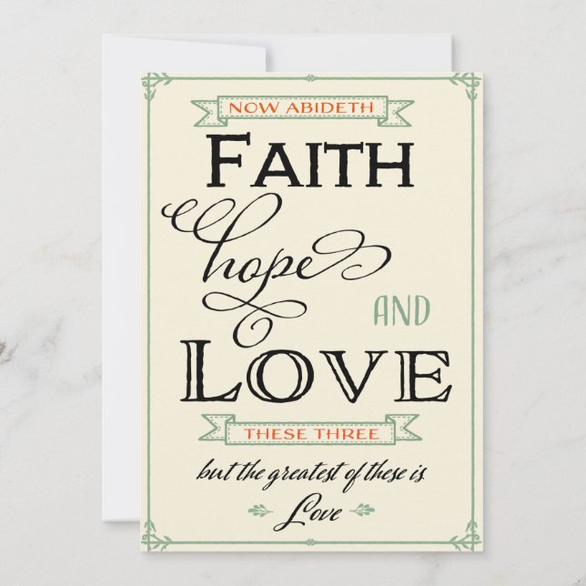 Invitación a la boda de un naranja y un Verde azul (Reverso)