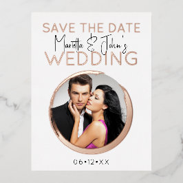 Invitación a la boda de un Rosa de Personalizado