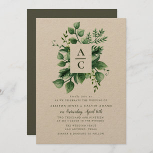 Invitación a la boda de una balsa de verano