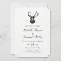 Invitación a la boda de venados