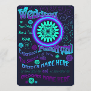 Invitación a la boda de verano de amor