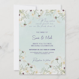 Invitación a la boda de verano: Floral, canción de