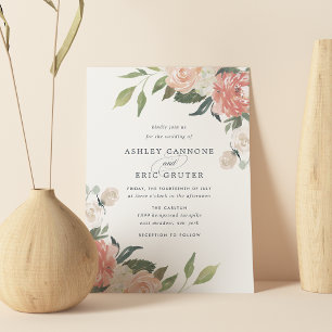 Invitación a la boda de verano medio