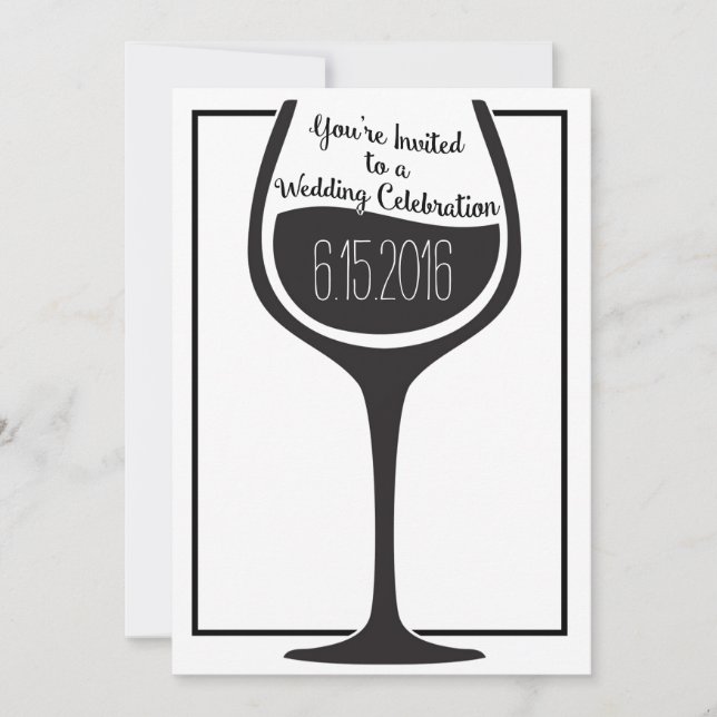Invitación a la Boda de Vidrio (Anverso)