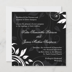 Invitación a la boda de vinos de lujo