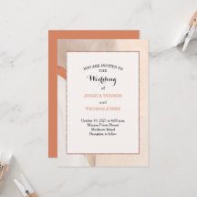 Invitación a la boda de Wabi Sabi