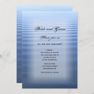 Invitación a la boda de Water Beach