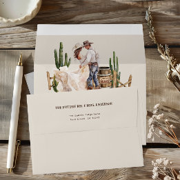 Invitación a la boda de Western Ranch