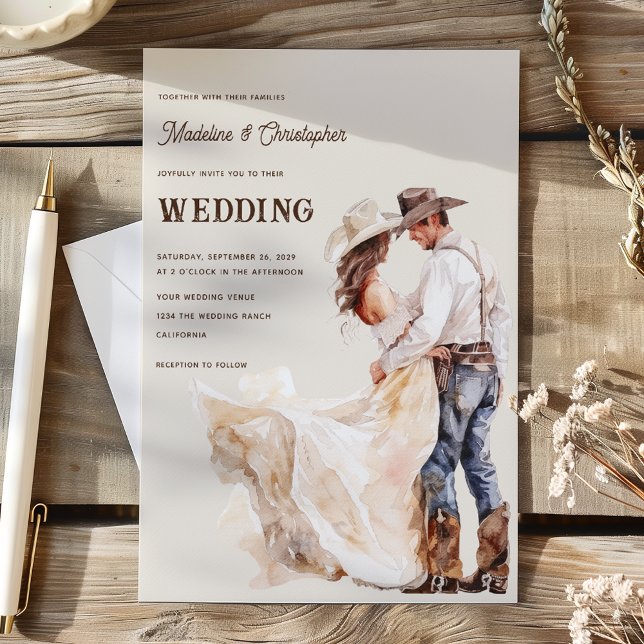 Invitación a la boda de Western Ranch (Subido por el creador)