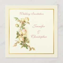 Invitación a la boda de White Roses
