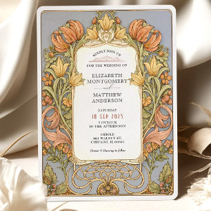 Invitación a la boda de William Morris