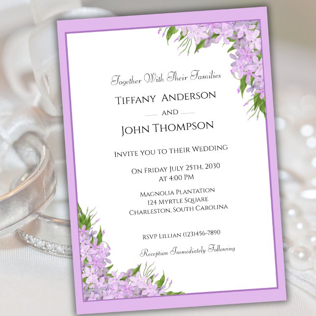 Invitación a la boda de Wisteria (Subido por el creador)