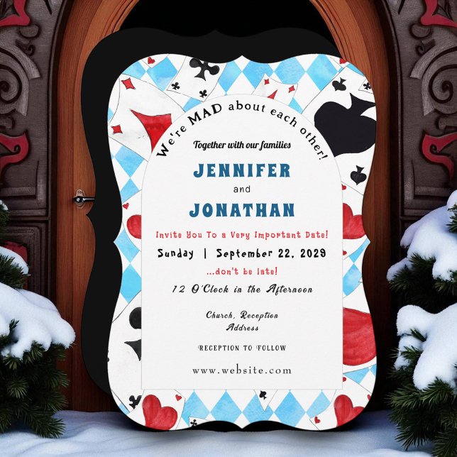 Invitación a la boda de Wonderland Whimsy (Subido por el creador)