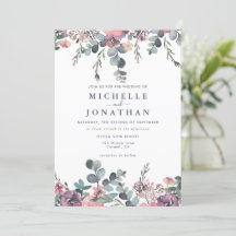 Invitación a la boda del Ancla Floral Náutica