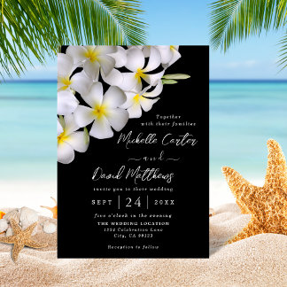Invitación a la boda del árbol del templo de Plume