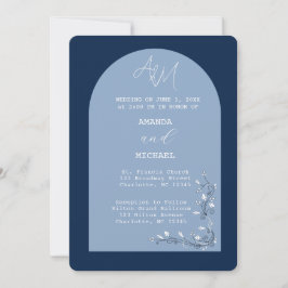 Invitación a la boda del Arco de los Hues Azules M