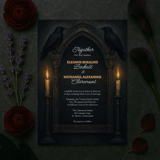 Invitación a la boda del Arco de Velas del Raven G (Subido por el creador)