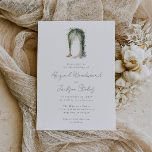 Invitación a la boda del Arco del Bosque de Acuare
