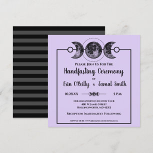 Invitación a la boda del ayuno Wicca Celtic