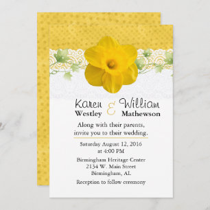 Invitación a la boda del Bonito con Daffodil Amari