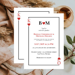 Invitación a la boda del Casino de Las Vegas