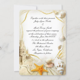 Invitación a la boda del Castillo de Arena de Play