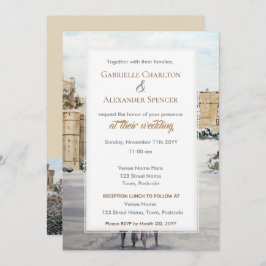 Invitación a la boda del Castillo de Windsor