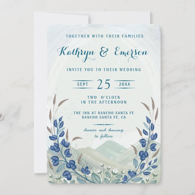 Invitación a la Boda del Cielo Grande (Anverso)