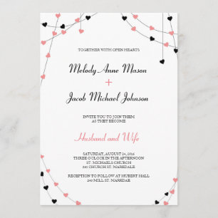 Invitación a la boda del corazón