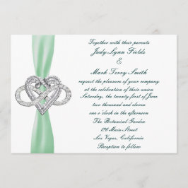 Invitación a la boda del corazón del Infinito Verd