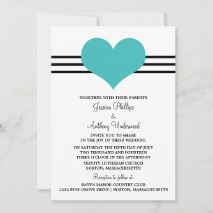Invitación a la boda del corazón del sangre, Aqua