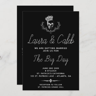 Invitación a la boda del cráneo real